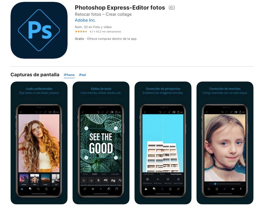 Adobe Photoshop Express