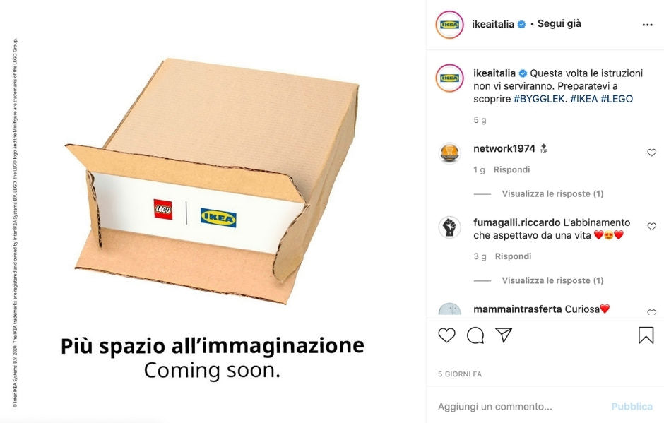 collaborazioni su Instagram tra brand