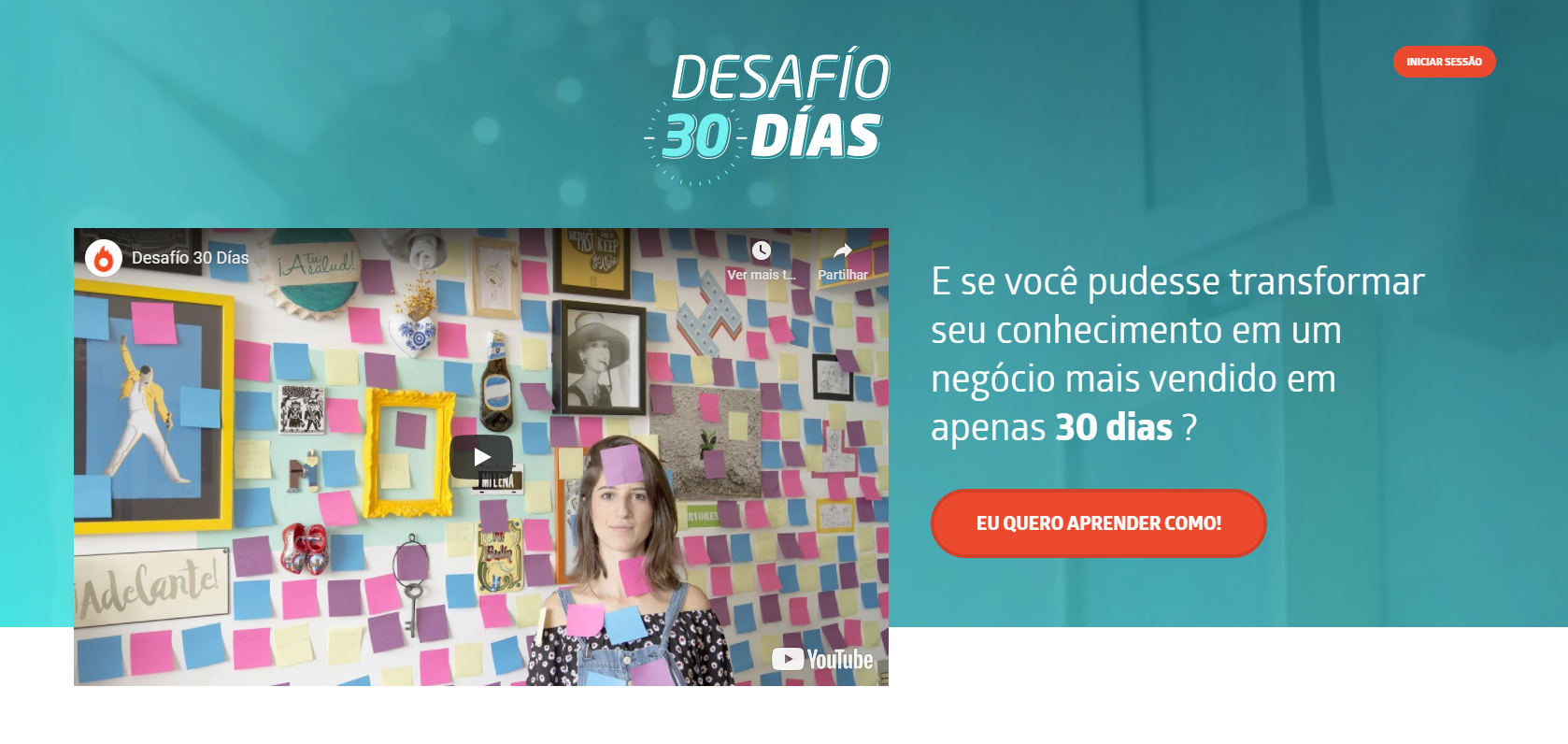 Melhores cursos online: Desafio 30 dias, da Hotmart