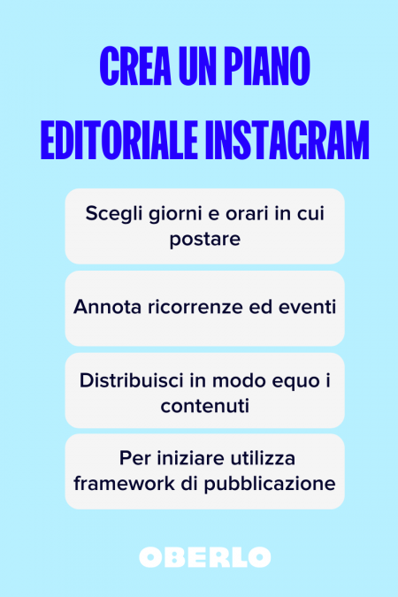 piano editoriale instagram