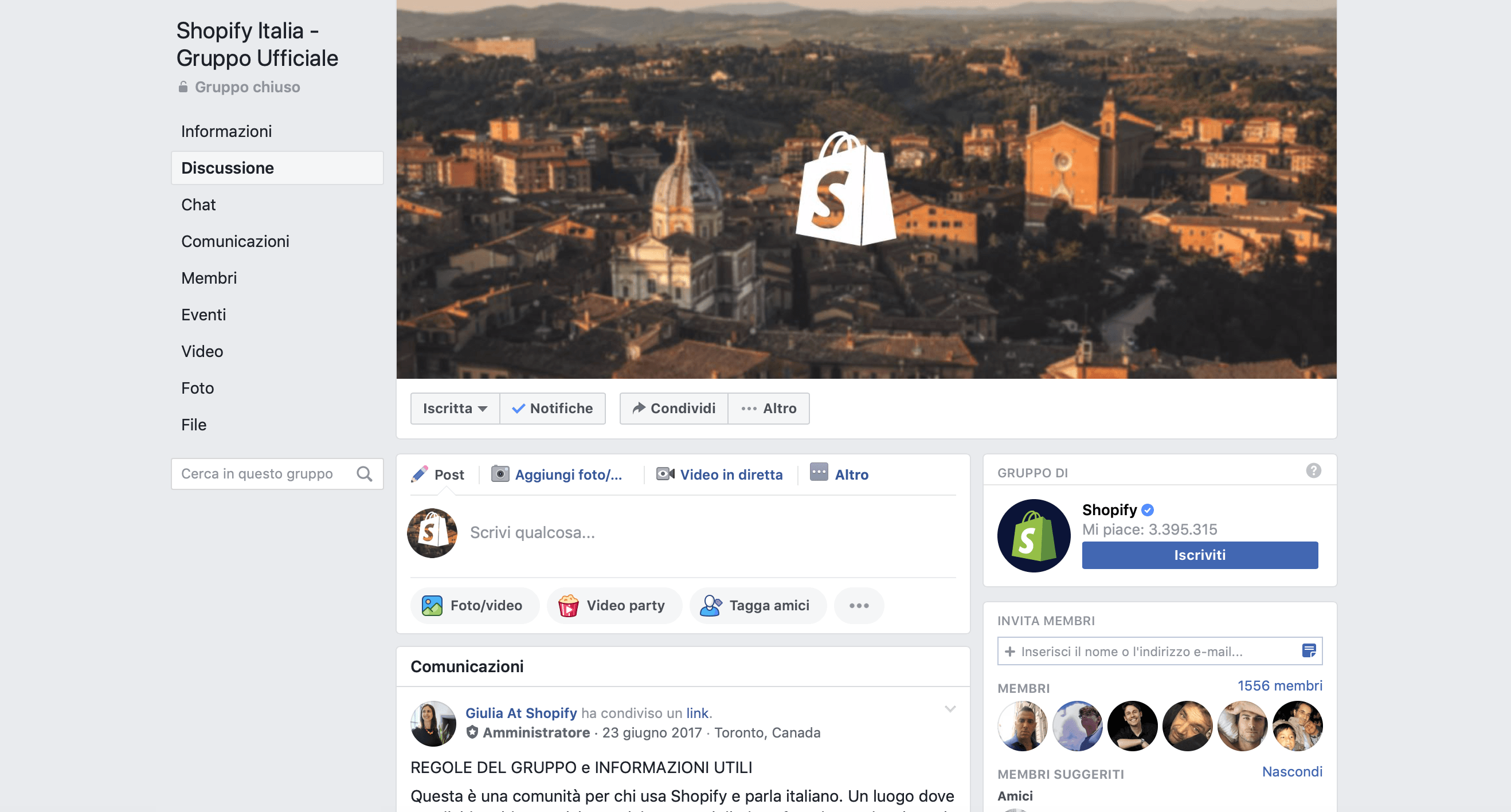 Community di dropshipping: Facebook